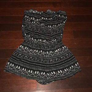 Tribal print romper